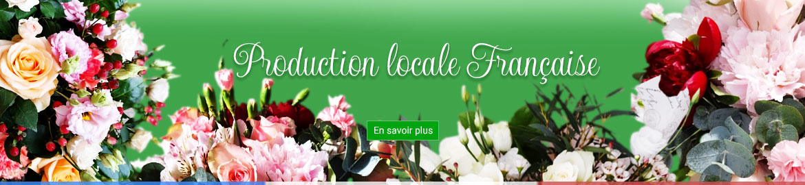 Production locale française, les fleurs de Majolan.