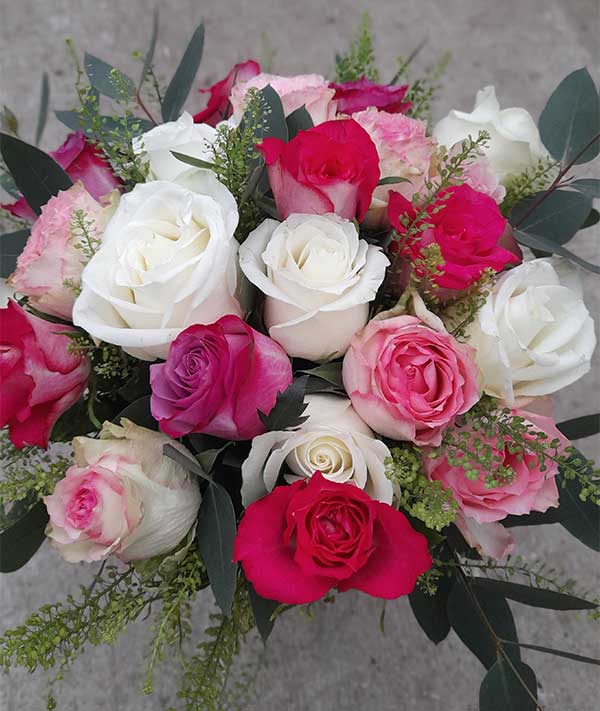 Bouquet de roses Intemporel